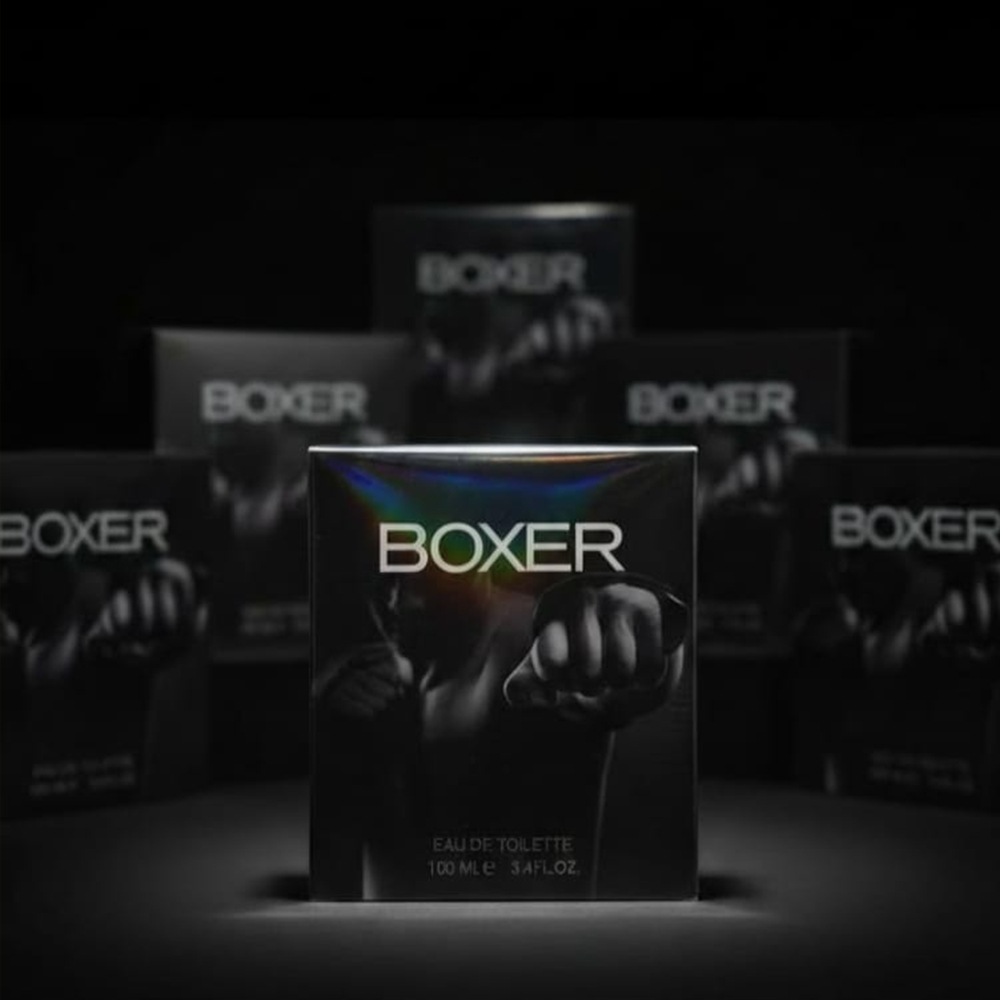Prady Boxer Eau de Toilette for Him (100ml) & AKANITA Luxury Essence of Light Soy Candle - Image 3