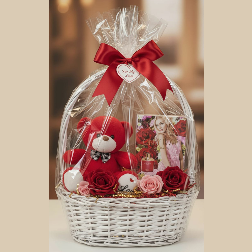 Red Bear, Roses & 100ml Only Love Long-Lasting Perfume for Women
