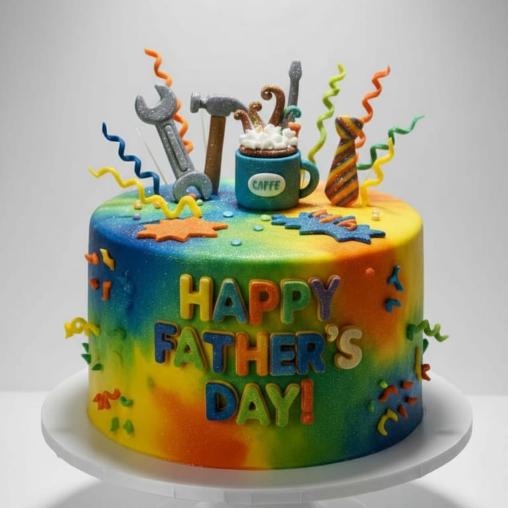 Father’s day or Father’s Fruit Gateau Birthday cake (2kg)